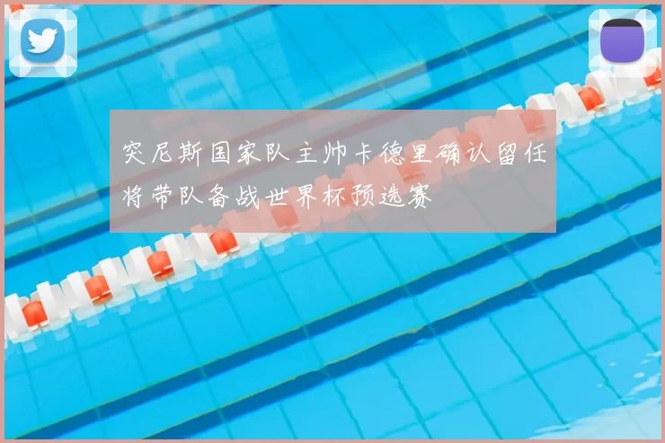 突尼斯国家队主帅卡德里确认留任将带队备战世界杯预选赛